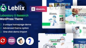 Leblix v2.1 Laboratory & Research WordPress Theme