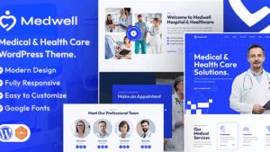 Medwell v1.0 Medical & Health Care WordPress Theme