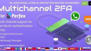 Multichannel Two Factor Authentication for Perfex CRM v1.0.1