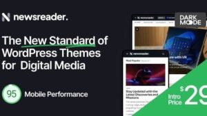 Newsreader v1.1.1 Revolutionary WordPress Theme for Digital Media (Activated)