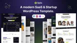 Optix v1.1.0 SaaS & Startup WordPress Theme