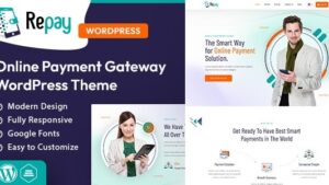Repay v1.0 Payment Gateway WordPress Theme