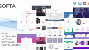 Softa (v1.3.7) SaaS, Software & WebApp WordPress