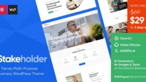 Stakeholder (v1.6.0) Business WordPress Theme