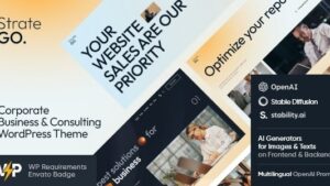 Stratego v1.4.0 Corporate Business & Consulting WordPress Theme