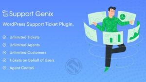 Support Genix v1.7.6 WordPress Support Ticket Plugin