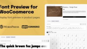 TW Font Preview for WooCommerce v1.0