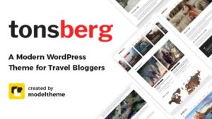 Tonsberg v1.5 A Modern WordPress Theme for Travel Bloggers