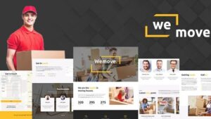 WeMove v1.6 Home Moving & Logistic WordPress Theme