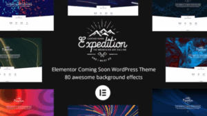 Expedition (v4.0.1) Elementor Coming Soon WordPress Theme