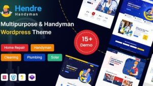 Hendre v1.0 Repaire, Plumbing & Handyman Services WordPress Theme