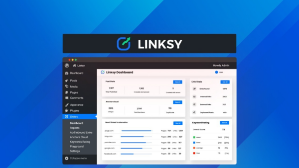 LINKSY (v1.0.56) First AI-Powered Link Building WordPress Plugin