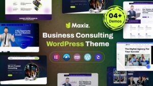 Maxiz (v1.0.0) Business Consulting WordPress Theme