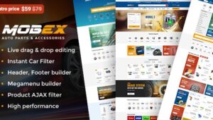 Mobex v2.9 Auto Parts WordPress Theme