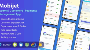 Mobijet (v1.0.12) Agents, Customers & Payments Management App | Android & iOS Flutter App