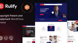 Rulify (v1.0.0) Intellectual Property Consultancy Law Firm WordPress Theme