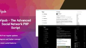 Vipub v1.3 The Advanced Social Network PHP Script