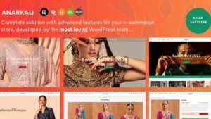 Anarkali (v1.1.3) Fashion Shop Ecommerce Elementor Theme