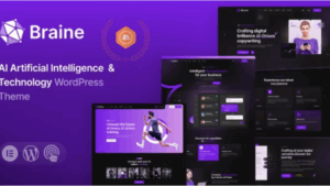 Braine v1.1 Digital AI WordPress Theme