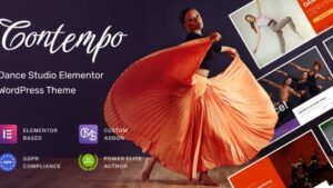 Contempo v1.0.11 Dance School WordPress Theme