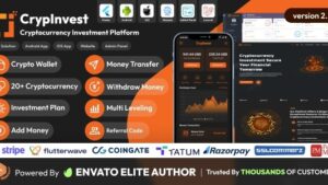 CrypInvest v2.4.0 Cryptocurrency Investment Platform Full Solution