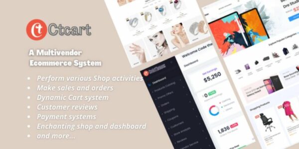Ctcart v1.0 Multivendor eCommerce Store