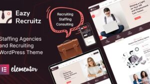 Eazy Recruitz (v1.7) Staffing Agencies WordPress Theme
