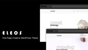 Eleos (v1.3.6) One-Page Creative WordPress Theme