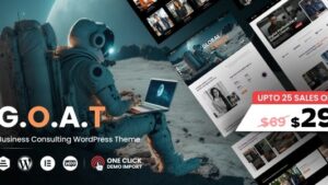 G.O.A.T (v1.0.4) Business Agency WordPress Theme