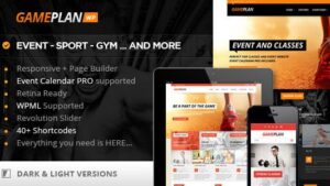 Gameplan v.1.6.7 Event and Gym Fitness WordPress Theme