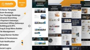 Hotelia v2.3 Hotel Booking / Resort Booking Management Website