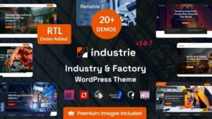 Industrie (v1.3.0) Factory & Industry WordPress Theme