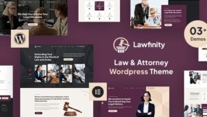 Lawfinity v1.1 Law and Attorney WordPress Theme