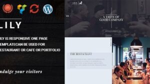 Lily v4.6.3 One Page Restaurant WordPress Theme