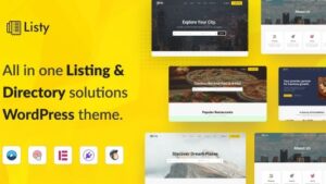 Listy (v1.2.3) Listing & Directory Solutions WordPress Theme