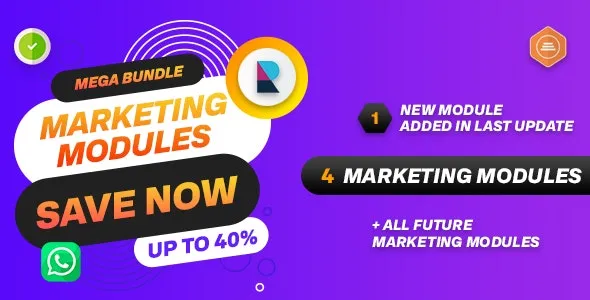 Marketing Business Modules Bundle for Perfex CRM v1.0.2 - Perfex CRM营销业务模块套件