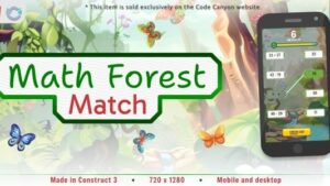 Math Forest Match v1.0 HTML5 Educational game