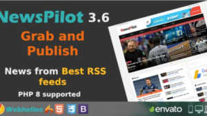 NewsPilot v3.6 Automatic News Aggregator & Script