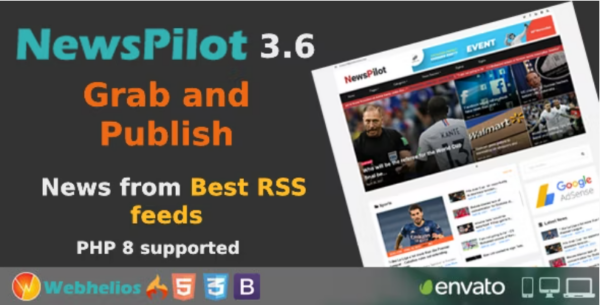 NewsPilot v3.6 Automatic News Aggregator & Script