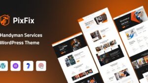 PixFix v1.0.1 Handyman Services WordPress Theme