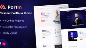 Portm v1.1 Personal Portfolio WordPress Theme