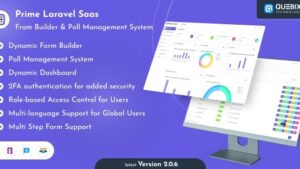Prime Laravel (v3.0.5) Form Builder & Poll Management System