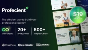 Profecient (v1.1.3) Multipurpose Elementor Business & WooCommerce WordPress Theme
