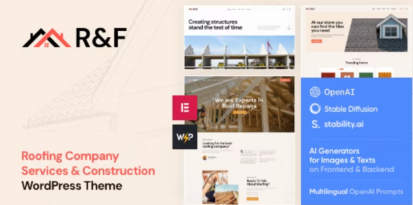 R&F (v1.5.0) Roof & Floor WordPress Theme