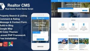 Realtor CMS Real Estate Listing Starter Script v1.0