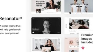 Resonator v1.5 Audio Podcast Theme (Nulled)