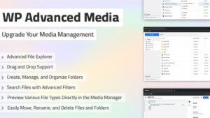 WP Advanced Media v1.0 Powerful File Management for WordPress