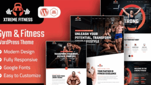 Xtreme Fitness (v1.0) Gym & Fitness WordPress Theme