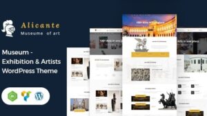 Alicante (v3.0) Museum & Exhibition WordPress Theme