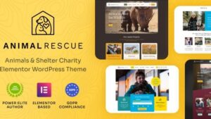 Animal Rescue v1.0.7 Shelter Charity WordPress Theme